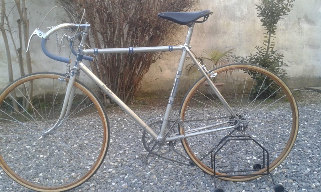 bicicletta epoca da corsa artigiano marca guglielmo a messina fotografia